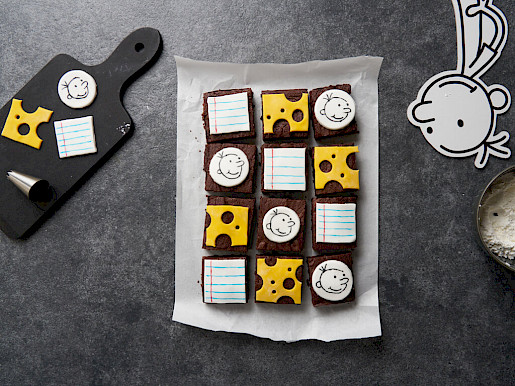Schritt 9: Fertige Brownies mit Greg-Motiven
