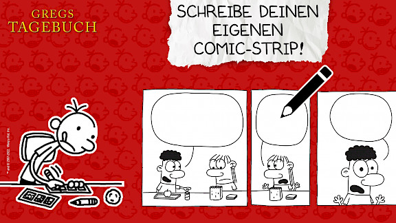 Arbeitsblatt: Comic schreiben mit Greg
