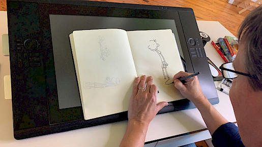 Anleitungsvideo mit Jeff Kinney