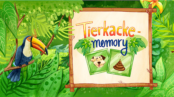 Tierkacke-Memory