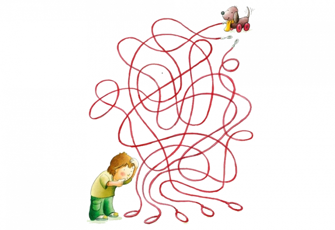 Lauras Stern Leinen-Labyrinth