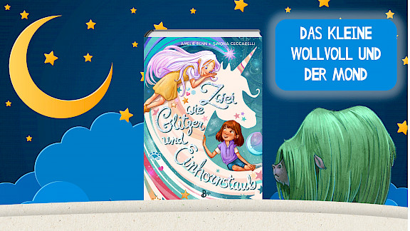 Gute-Nacht-Geschichte: Das kleine Wollvoll und der Mond