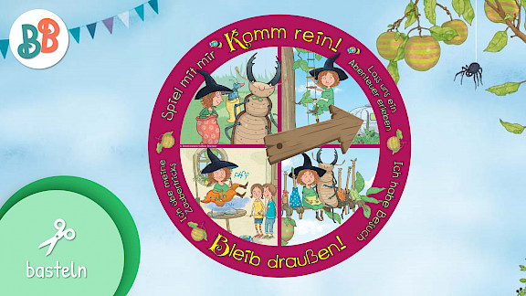 Petronella-Türschild basteln | Petronella Apfelmus