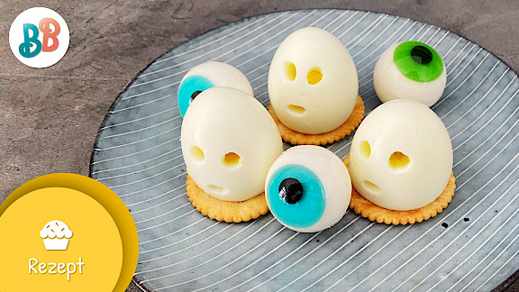 Gespenster-Eier | Halloween-Rezepte