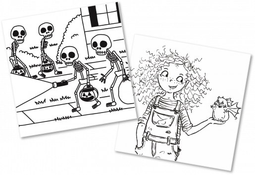 Halloween-Ausmalbilder