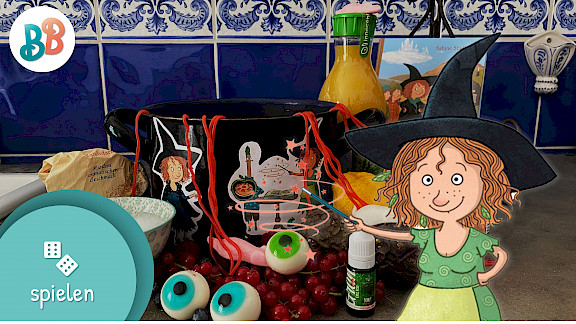 Ich braue meine Hexenbowle... | Halloween-Spiele für Kinder