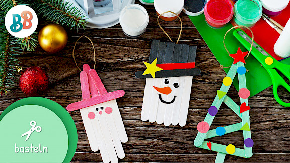 Weihnachtsbaumschmuck basteln: Bastelideen für Weihnachten