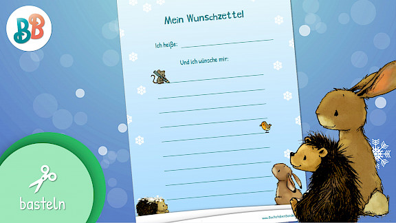 Petronella Apfelmus-Wunschzettel für Weihnachten