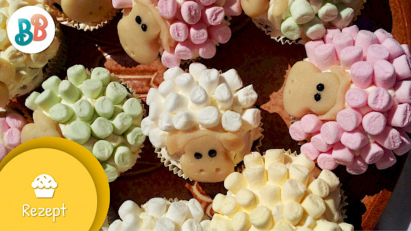 Schäfchen-Muffins | Kinder-Rezepte zu Ostern