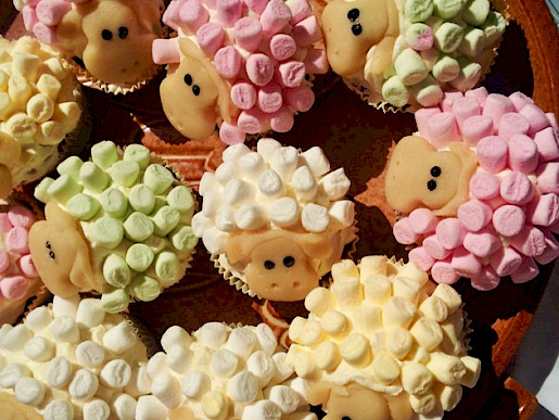 Schäfchen-Muffins