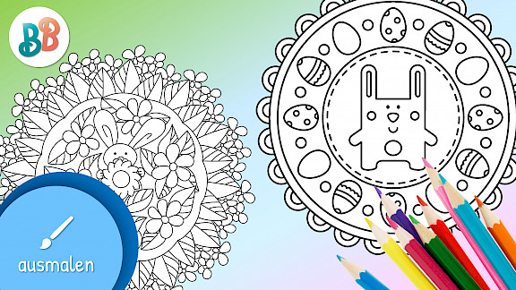 Oster-Mandalas zum Ausmalen
