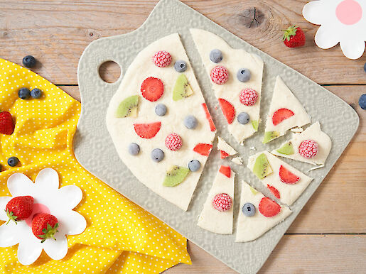 Frozen Joghurt mit Früchten