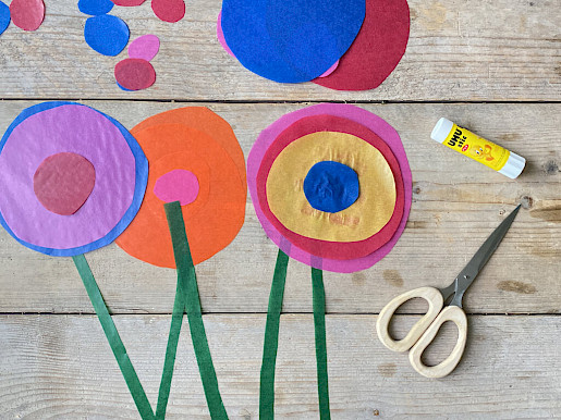 Schritt 3: Die Blumen nach Lust und Laune gestalten