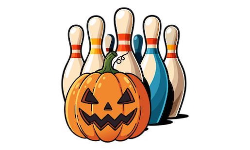Kürbis-Bowling